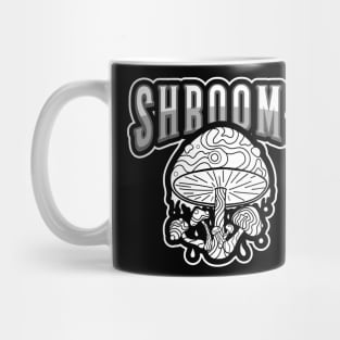 BLACK And White Shrooms Mushroom Lover Mug